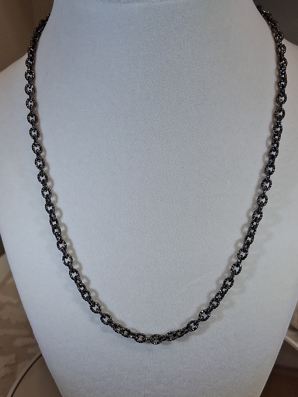 FR-Vault 18" Inch Sparkly Rolo Link Necklace